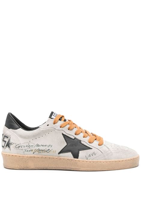 Sneakers Ball Star in grigio e nero Golden goose - uomo